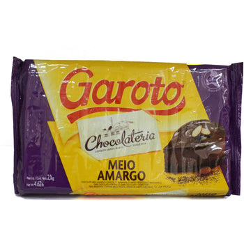 CHOCOLATE GAROTO MEIO AMARGO BARRA 2100KG