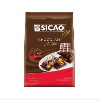 CHOCOLATE SICAO AO LEITE GOLD 2050KG GOTAS