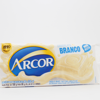 TABLETE DE CHOCOLATE BRANCO 80G ARCOR