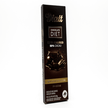 TABLETE DE CHOCOLATE DIET MEIO AMARGO 25G DIATT
