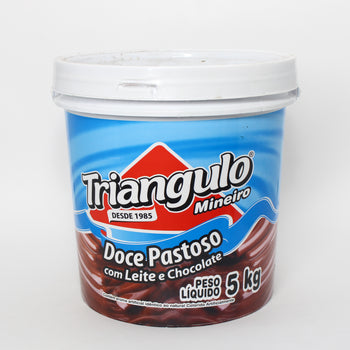 DOCE PASTOSO COM LEITE E CHOCOLATE TRIANGULO 5KG