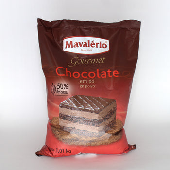 CHOCOLATE EM PÓ 50% MAVALÉRIO 1,01KG