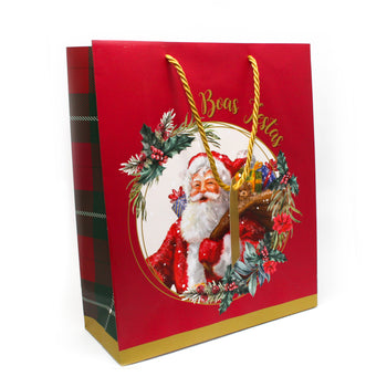 SACOLA PREMIUM BOAS FESTAS CROMUS 34x38